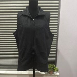 Lands' End Black Men's Vest